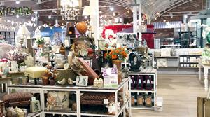 Notcutts Wheatcroft homewares displays